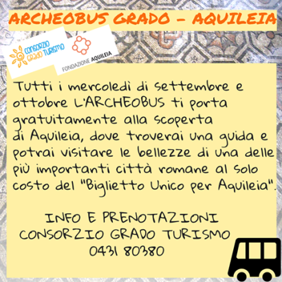 Archeobus Grado &#8211; Aquileia