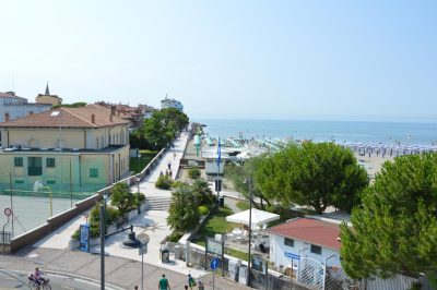 Blick vom Balkon